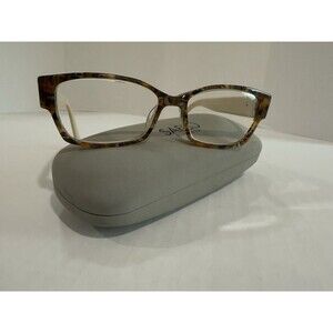 Seraphin Eyeglasses Hiawatha/8657 Brown Marble/Ivory 53-15 & Shell Case Safilo